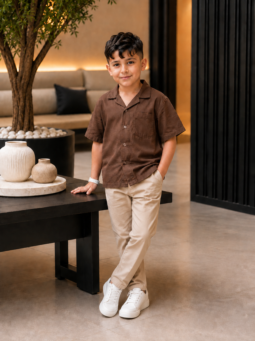 طقم الاناقة 🔥❤️( 3 قطع ) chemise + pantalon +short